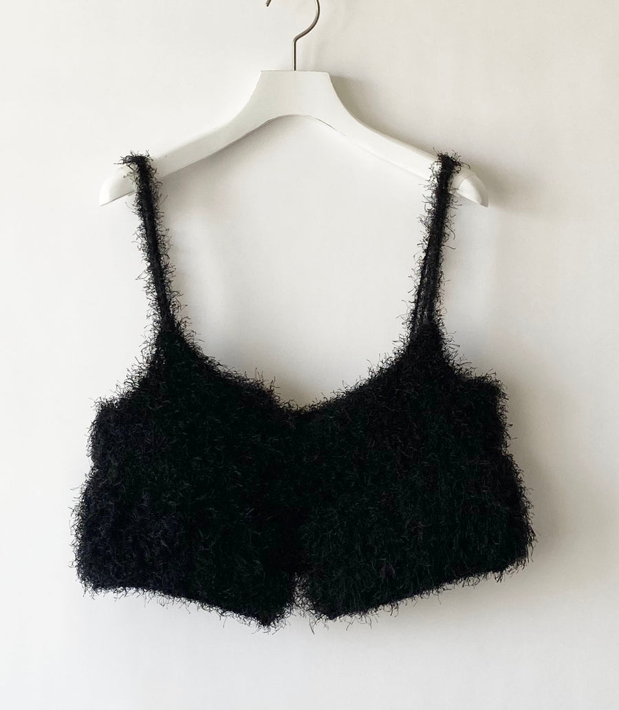 Knitted bustier