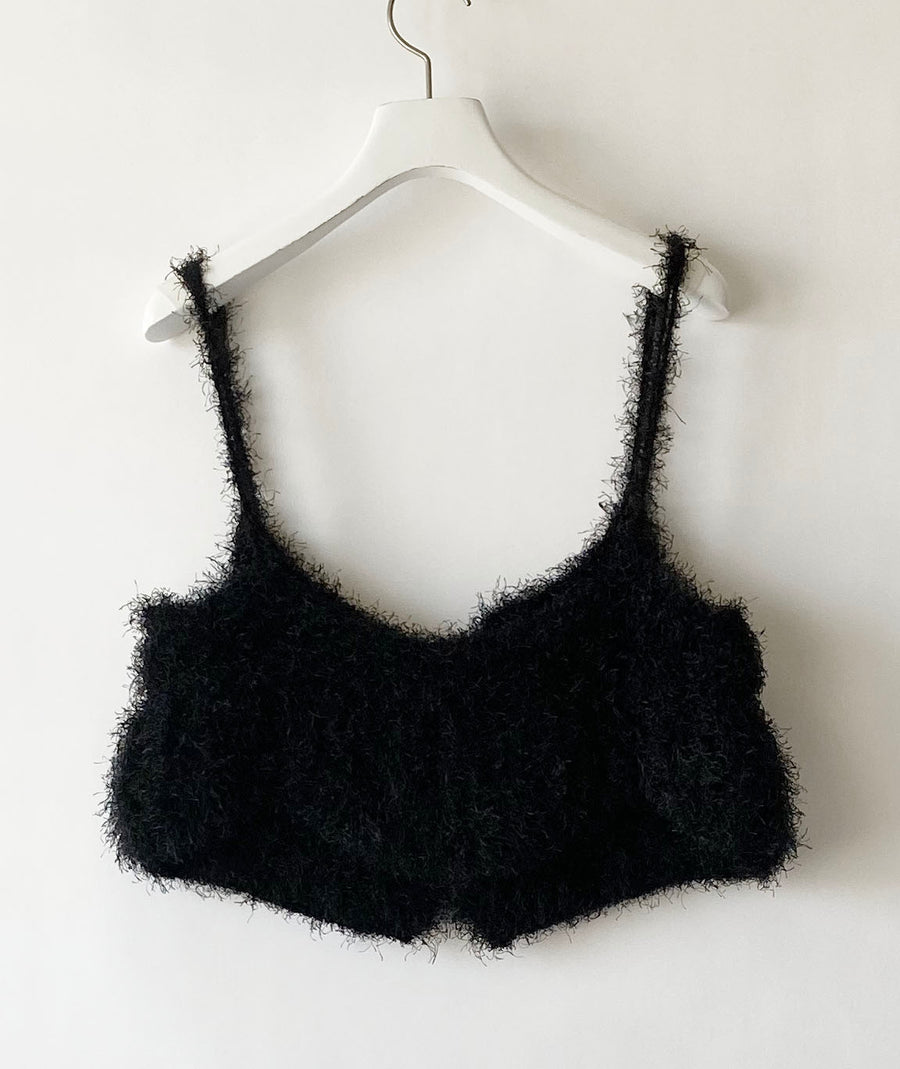 Knitted bustier