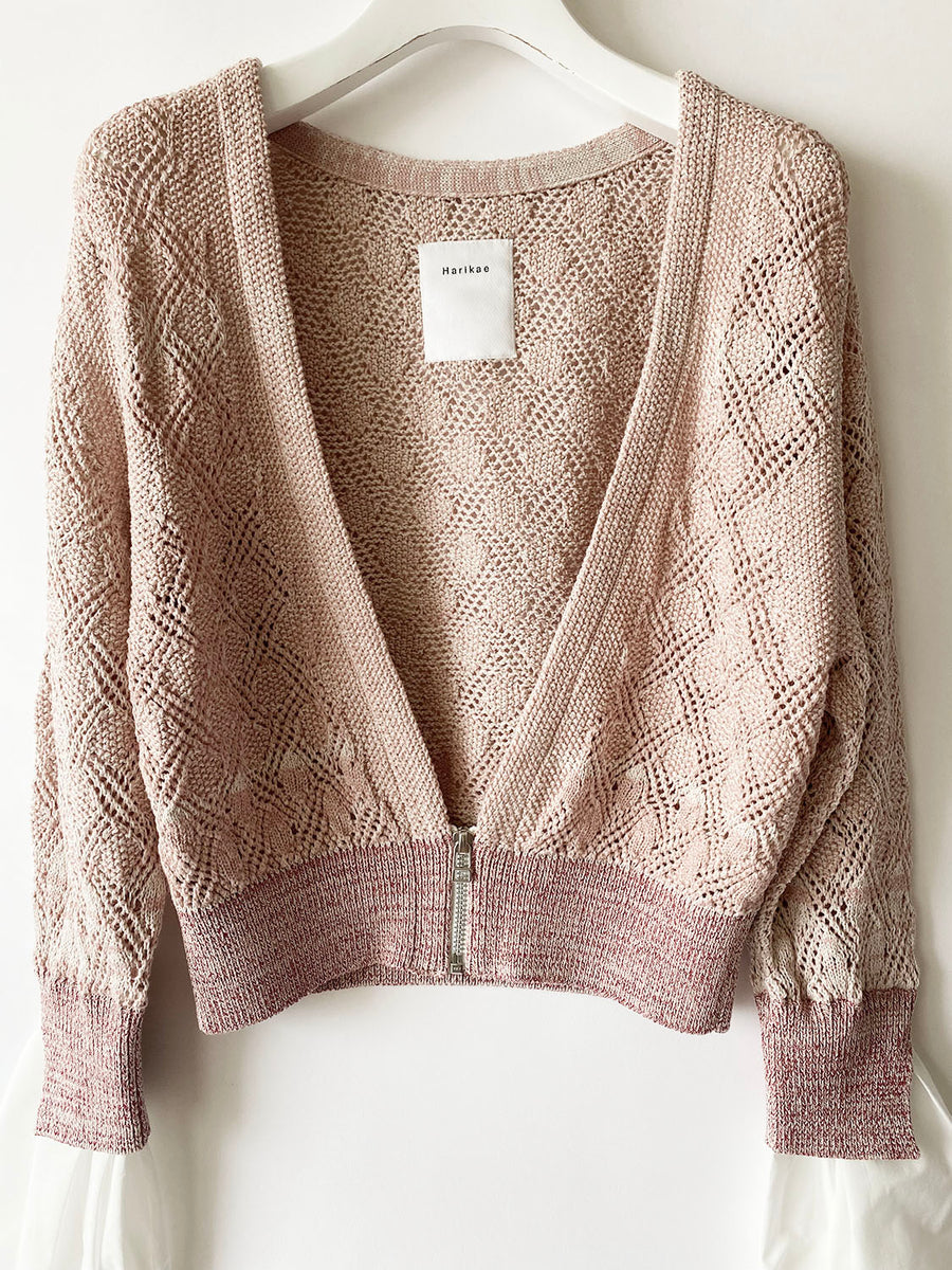 V-neck cardigan